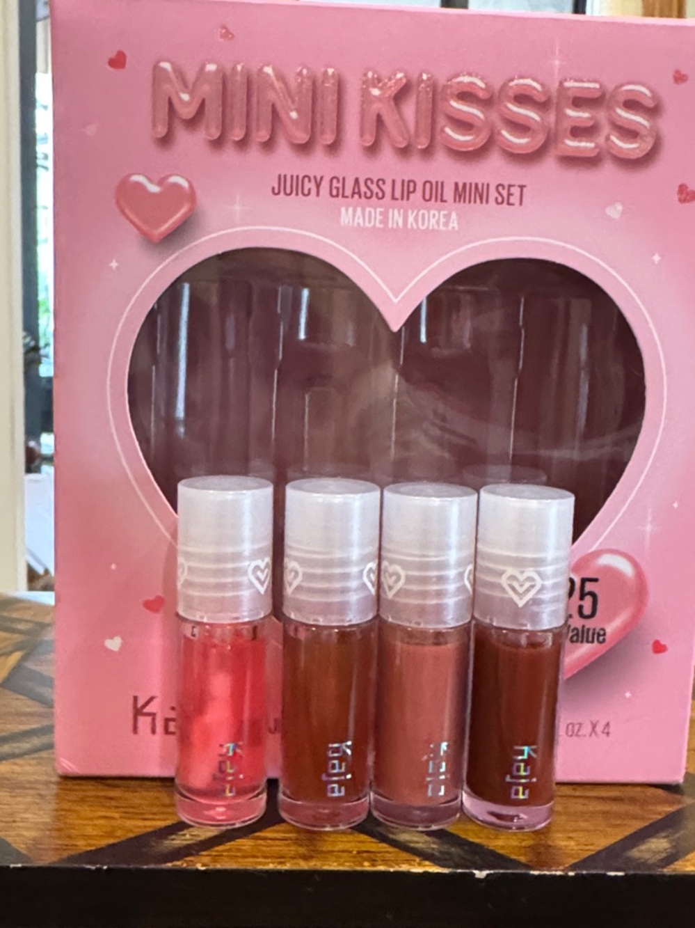 Kaja Mini Kisses Lip Oil Set of 4